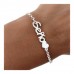 Pulsera Plata Seño Corazón